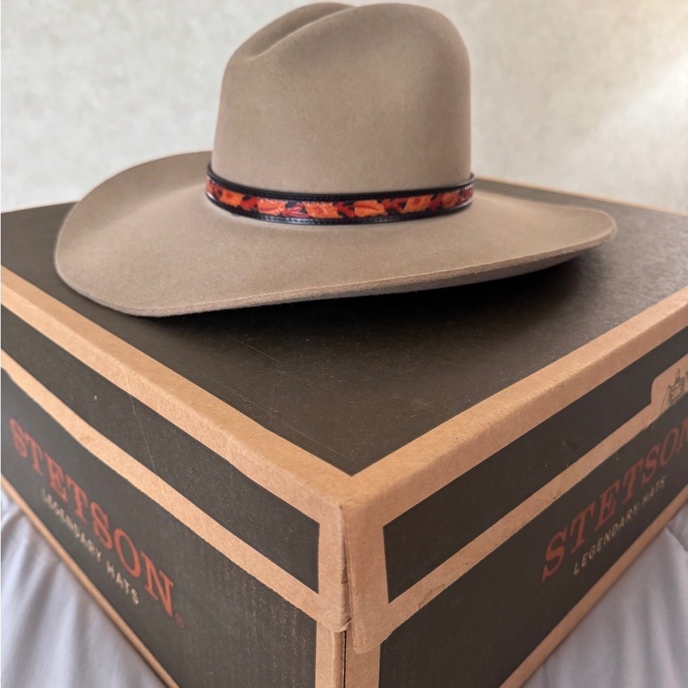 NEW STETSON GUS 4X COWBOY HAT 7 1/8